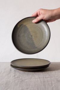Image 1 of plate-small / green-black