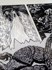 Image 3 of Attack of Gojira A4 Print
