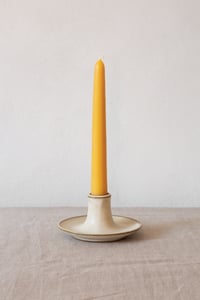 Image 1 of candle holder-small / white