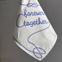 Image 1 of Together Forever Printed Cotton Handkerchief