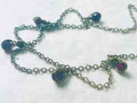 Image 2 of garnet draped necklace