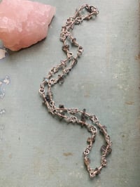 Image 1 of Wire Wrapped Beaded Labradorite Necklace