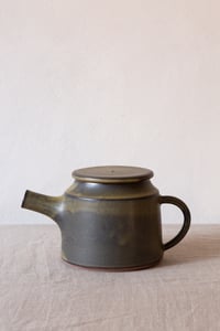 Image 1 of teapot / green-black