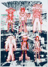 Image 1 of Metadoggidogz Poster Ivory and White