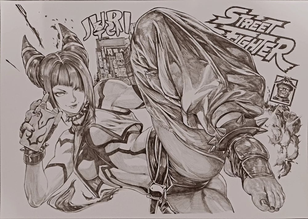 Image of Original Art : Juri Han SF6 // Hyde Zhang