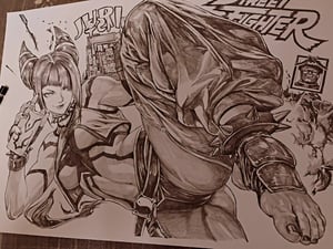 Image of Original Art : Juri Han SF6 // Hyde Zhang