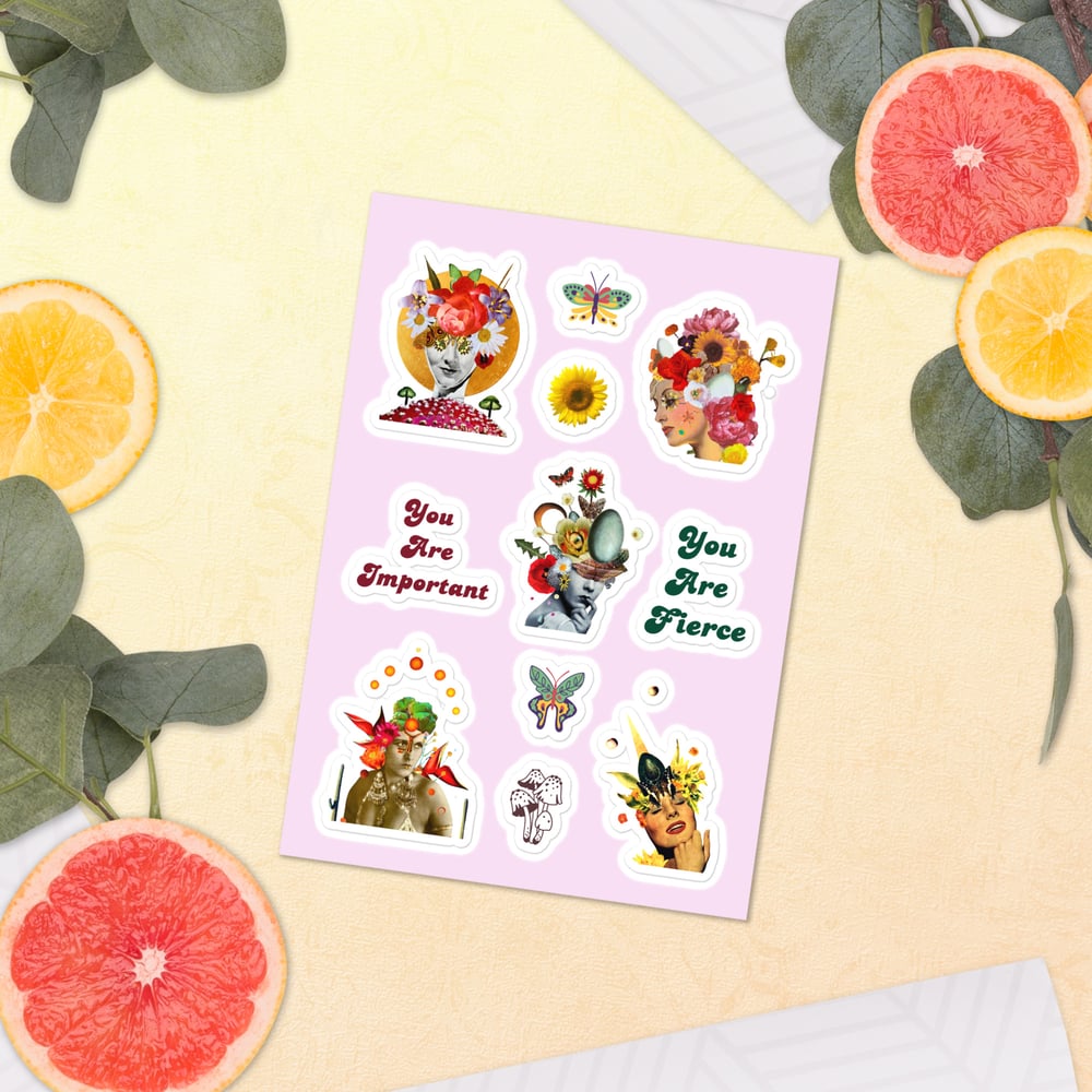 Image of Love Yourself - Inspirational - Limited Edition Sticker Sheet