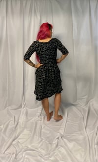 Image 3 of Black Kitty Cat Dress with Pockets 
