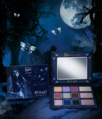 Image 3 of Beauty Creations X Tim Burton's Corpse Bride Why So Blue Multi-Use Makeup Palette