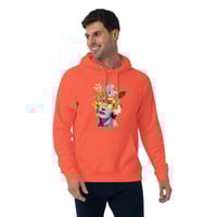 Image 6 of She's a Lil Nuts - Unisex Eco Raglan - Organic Cotton Pullover Hoodie