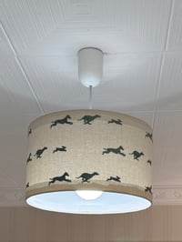 Image 1 of Bunny Chase Pendant Lightshade - Teal
