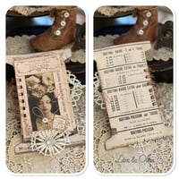 Image 8 of Junk Journal lace samples spool book