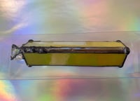 Image 3 of 🔮 Marblescope -4” Yellow-  Handmade Stained Glass Kaleidoscope 🌈