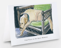 Find Peace in the Quiet Moments Single Card