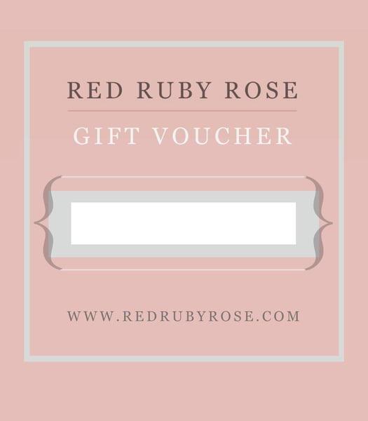 Image of Red Ruby Rose GIFT VOUCHER