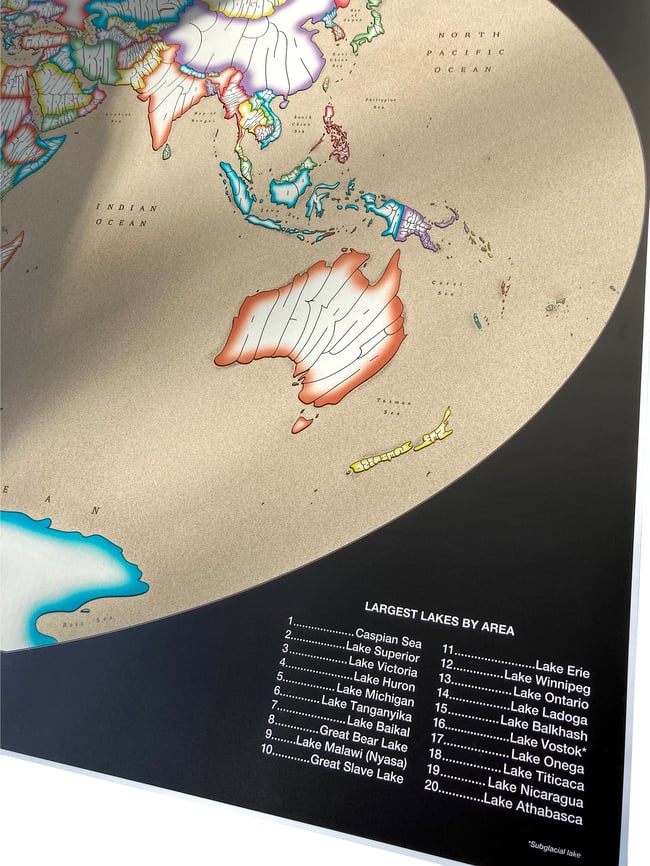 World Map Poster - WT Projection
