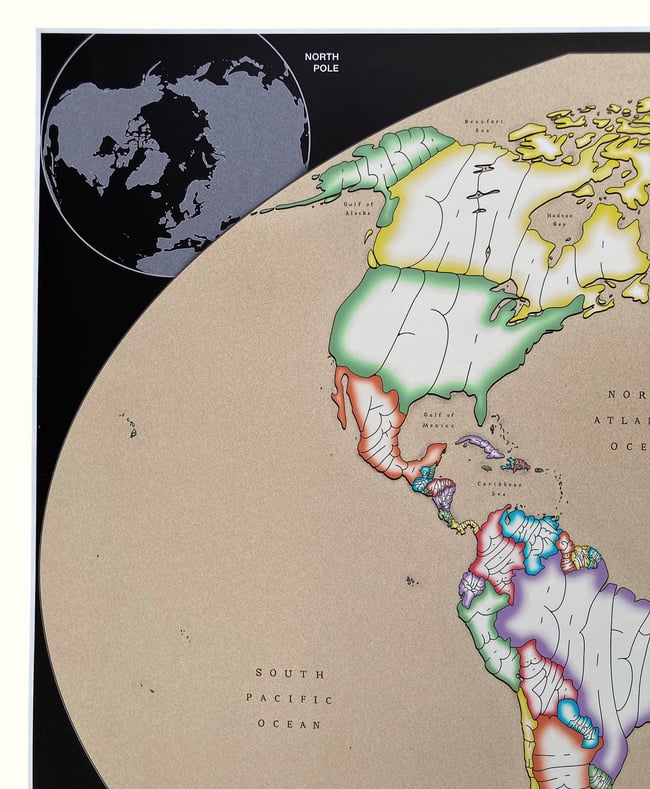 World Map Poster - WT Projection