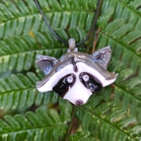 Image 5 of Raccoon Glass Pendant