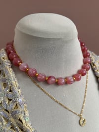 Image 2 of Demure Pink Chunky halsketting