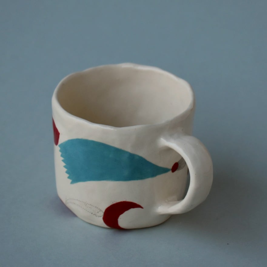 Image of Abstract Design Espresso Cup 