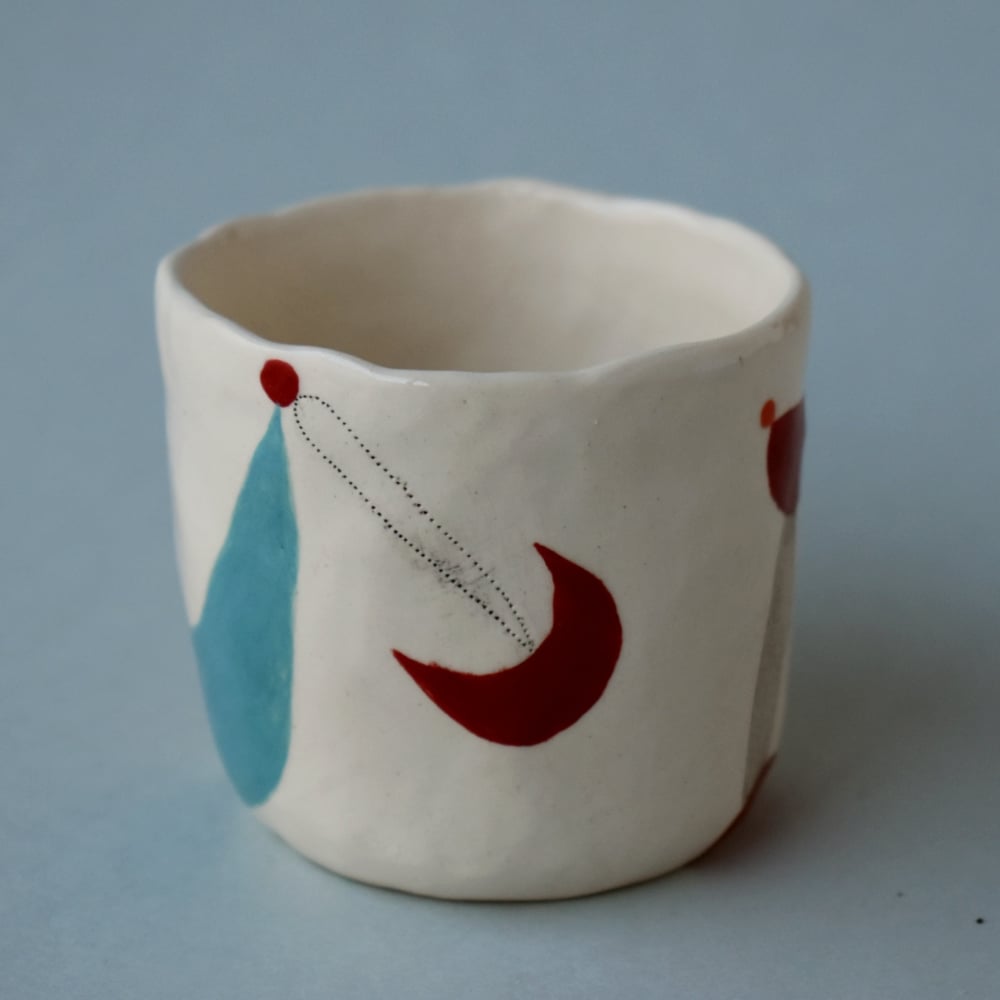 Image of Abstract Design Espresso Cup 