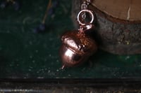 Image 2 of Collana con vera ghianda elettroformata in rame con finitura lucida 2