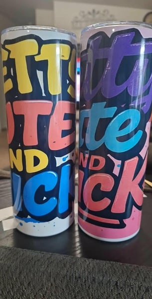 Image of PRETTY CUTE AND THICK TUMBLERS