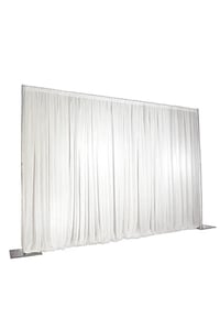 White Pleated Backdrop