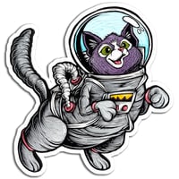 Catstronaut Sticker