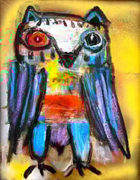 Owl Talk 11 x 14 Paper Print