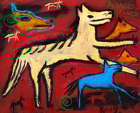 Dog Heaven 11 x 14 Paper Print