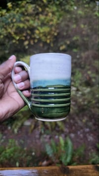 Ribbed Holly Green Mug #2