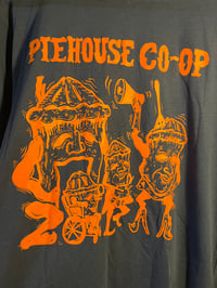 Piehouse Co-Op T-Shirt (Navy and Orange) 