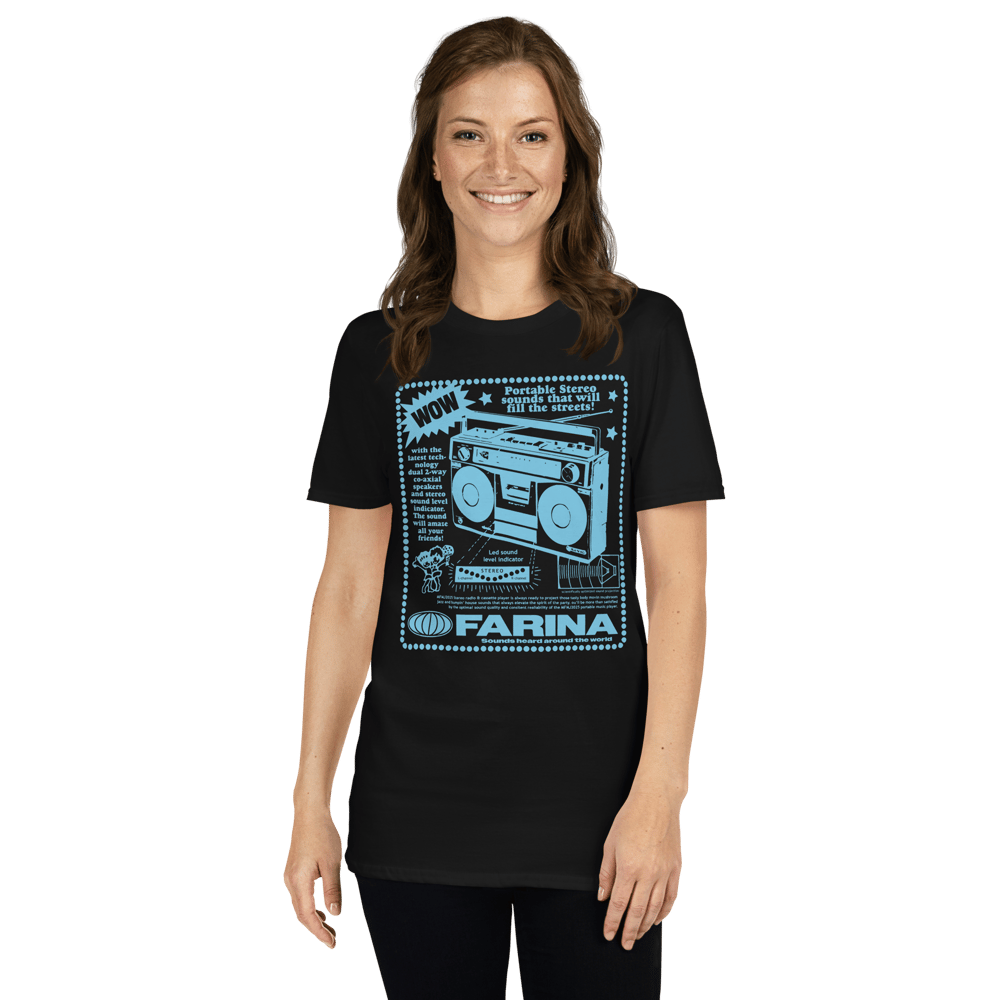 Mark Farina Boombox Short-Sleeve Unisex T-Shirt