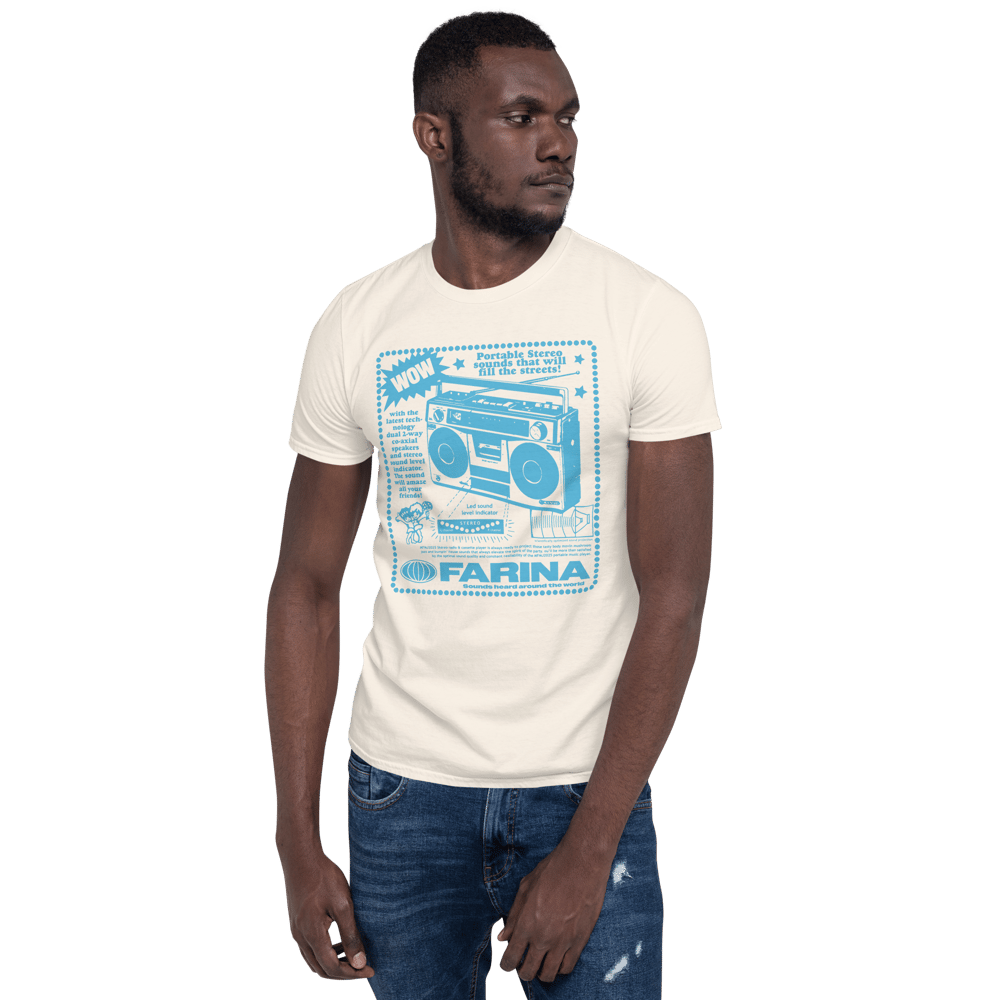 Mark Farina Boombox Short-Sleeve Unisex T-Shirt