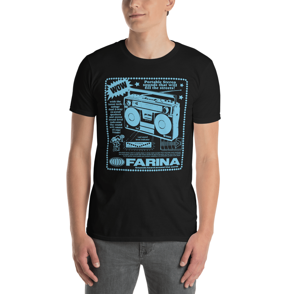 Mark Farina Boombox Short-Sleeve Unisex T-Shirt