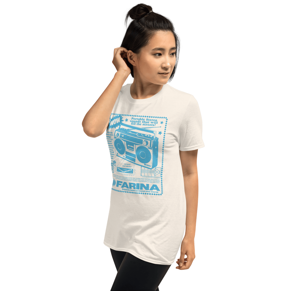 Mark Farina Boombox Short-Sleeve Unisex T-Shirt