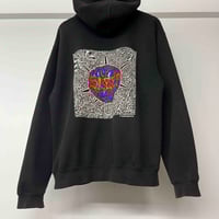 Image 4 of Sleep Earache Records Zip-Up Hoodie 00s XL