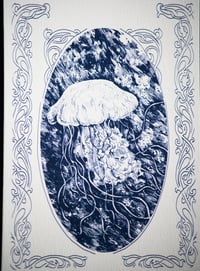 Image 2 of Méduse carte postale / jellyfish postcard
