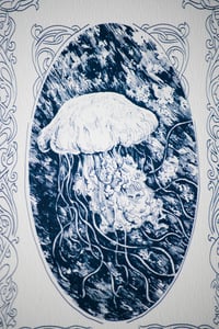 Image 3 of Méduse carte postale / jellyfish postcard