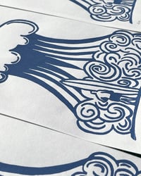 Image 2 of Lino print "Greg Noll" - Signed Limited Edition.