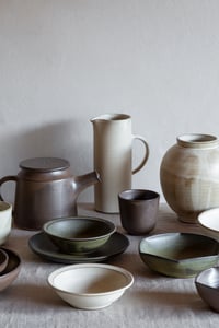 Image 4 of  rimmed bowl-small / white