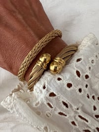 Image 1 of Bracelet jonc Torsade 