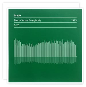 Image of Slade, Merry Xmas Everybody, Sound Wave Christmas Card
