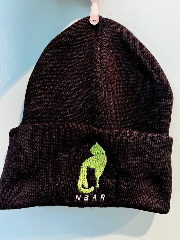 Image of Beanie Hat with Embordered NBAR Logo