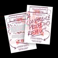 Masturbatory Reading: A Conference Proceedings Remix 