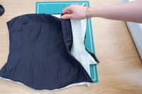 Image 7 of Drop Waist Corset top Sizes 6-24 UK / Europe 32-50/ US sizes 2- 20 Sewing Pattern