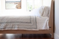 Image 2 of Light Blue Stripe Quilt