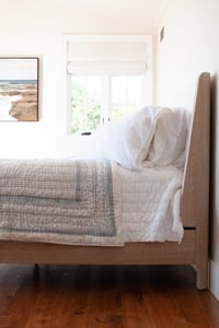 Image 3 of Light Blue Stripe Quilt