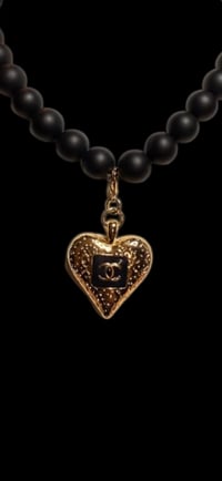 Image 2 of The “LOLA” Onyx Charm Bracelet/Choker